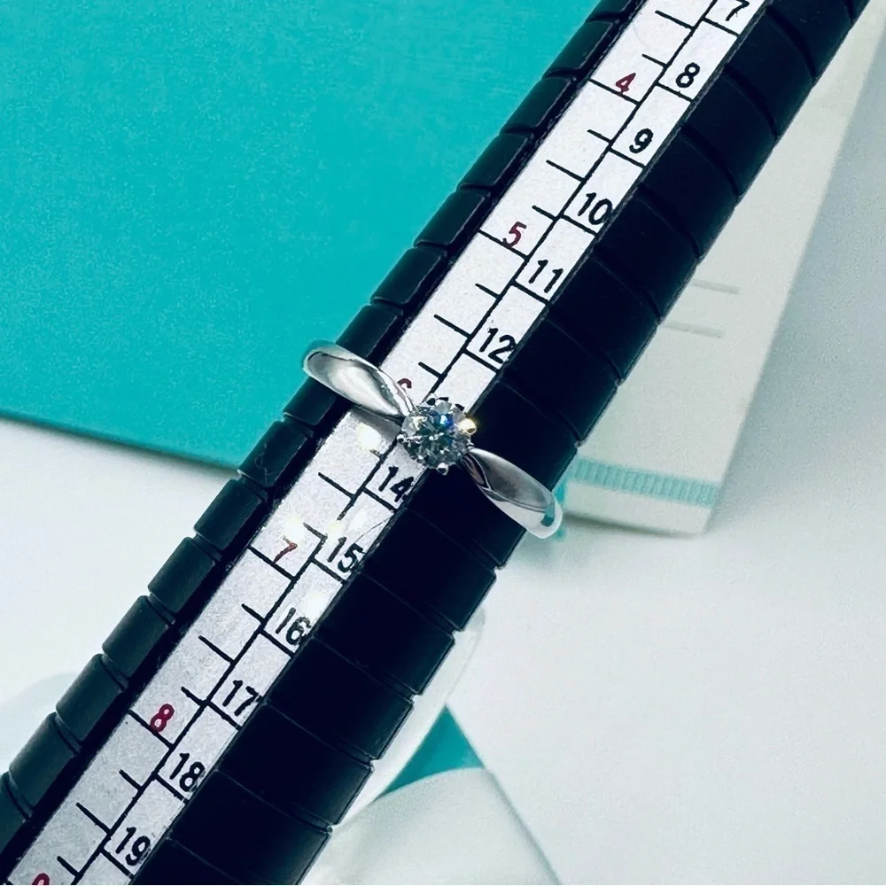 Tiffany & Co. .21 CT Harmony Diamond Engagement Ring w Certificate & Packaging